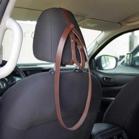 Soporte para sombrero en cuero